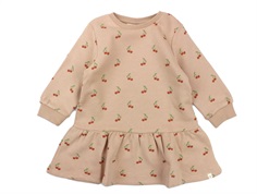 Lil Atelier sweat dress sirocco cherry